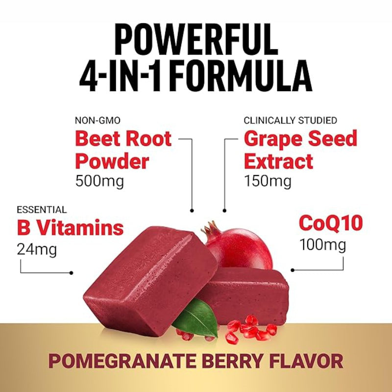 Beetroot Pomegranate Flavor Gummies