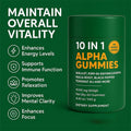 Alpha Gummies 10 in 1 Xilaiji Body Care Agent Gentlely Cares for the Body