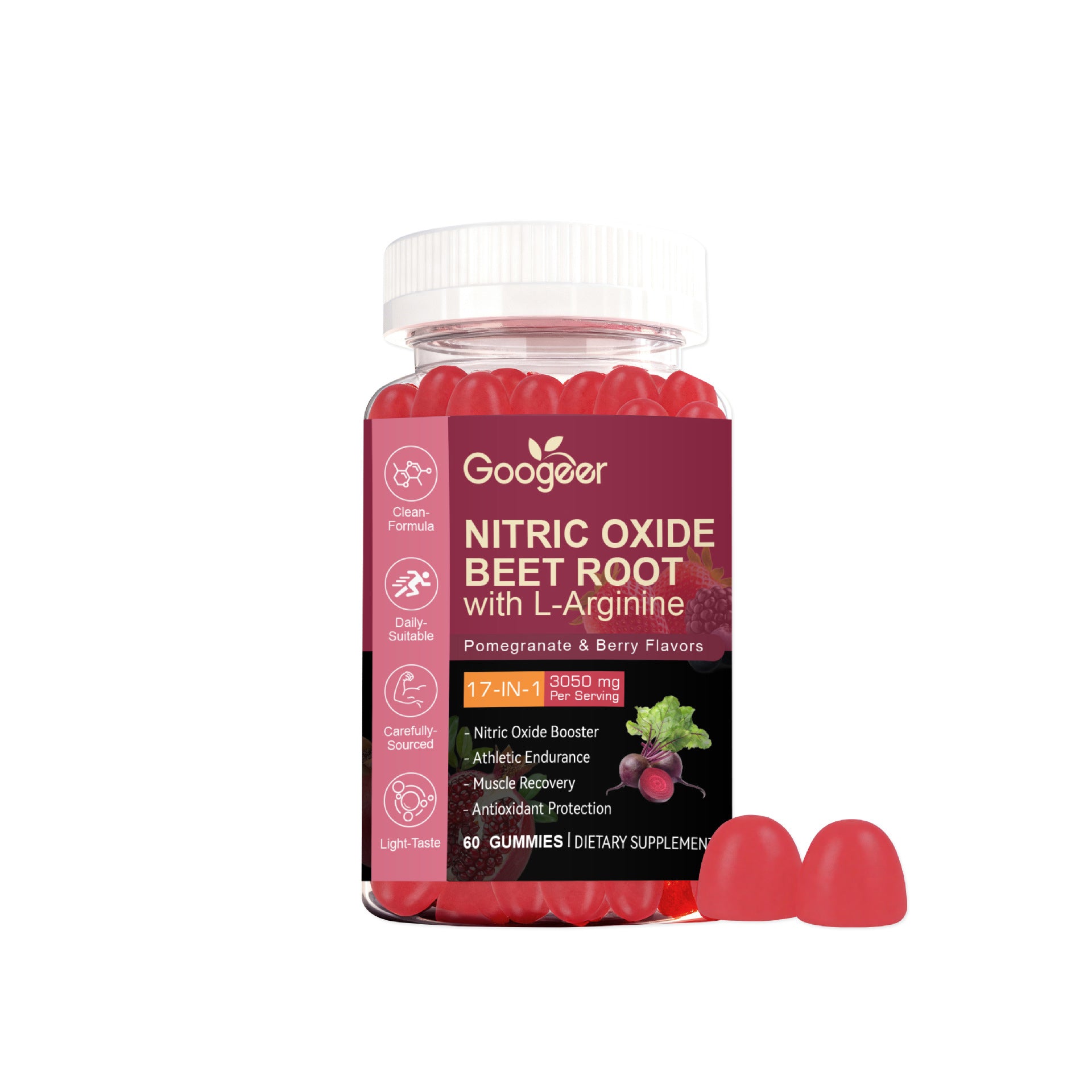 Beetroot Extract Energy Gummies for Daily Vitality