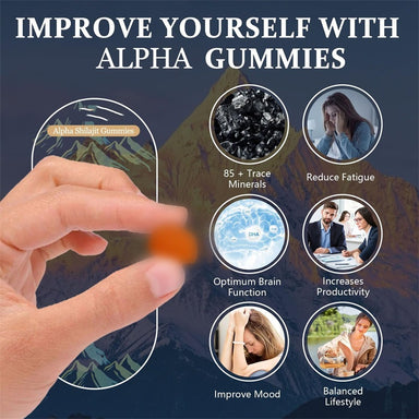 Alpha Gummies 10 in 1 Xilaiji Body Care Agent Gentlely Cares for the Body