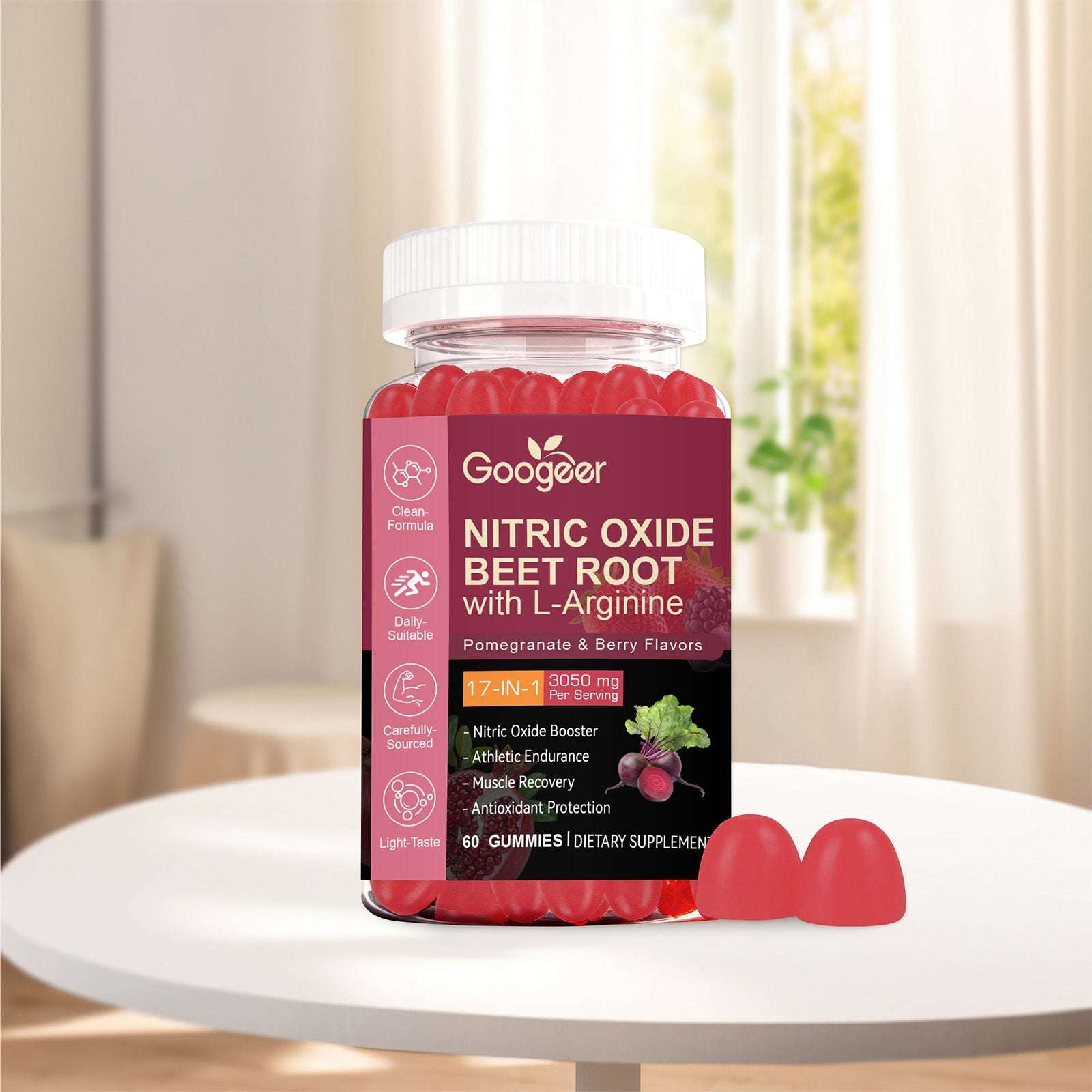 Beetroot Extract Energy Gummies for Daily Vitality